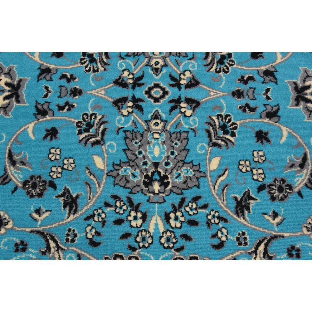 Washington Sialk Hill Rug, Turquoise (8' 0 x 8' 0). Picture 5