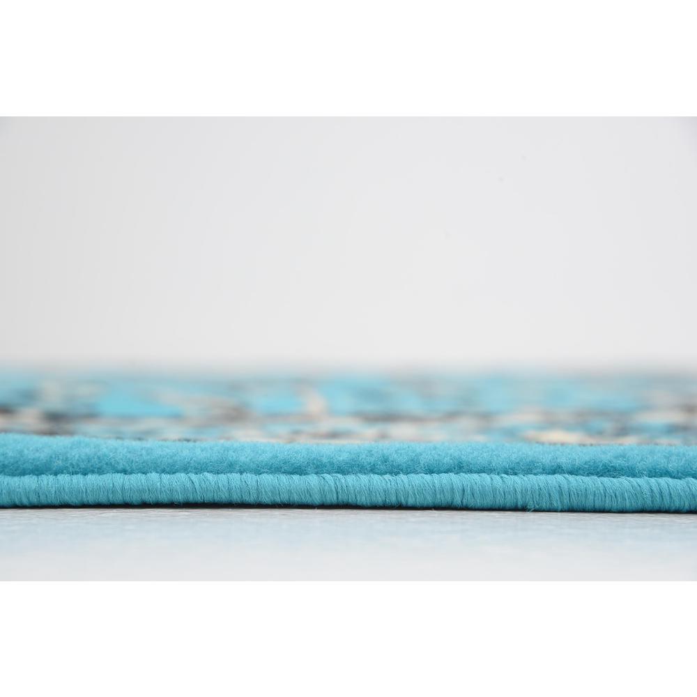 Washington Sialk Hill Rug, Turquoise (8' 0 x 8' 0). Picture 6