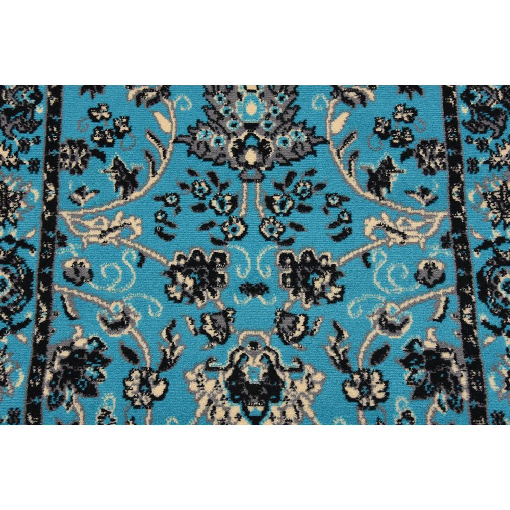 Washington Sialk Hill Rug, Turquoise (3' 0 x 16' 5). Picture 5
