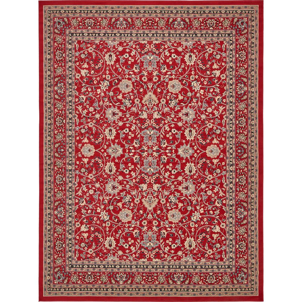Washington Sialk Hill Rug, Red (9' 10 x 13' 0). Picture 1