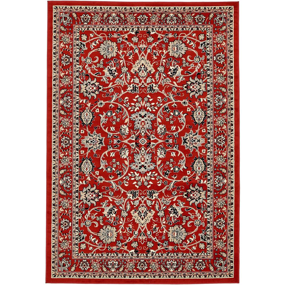 Washington Sialk Hill Rug, Red (6' 0 x 9' 0). Picture 1