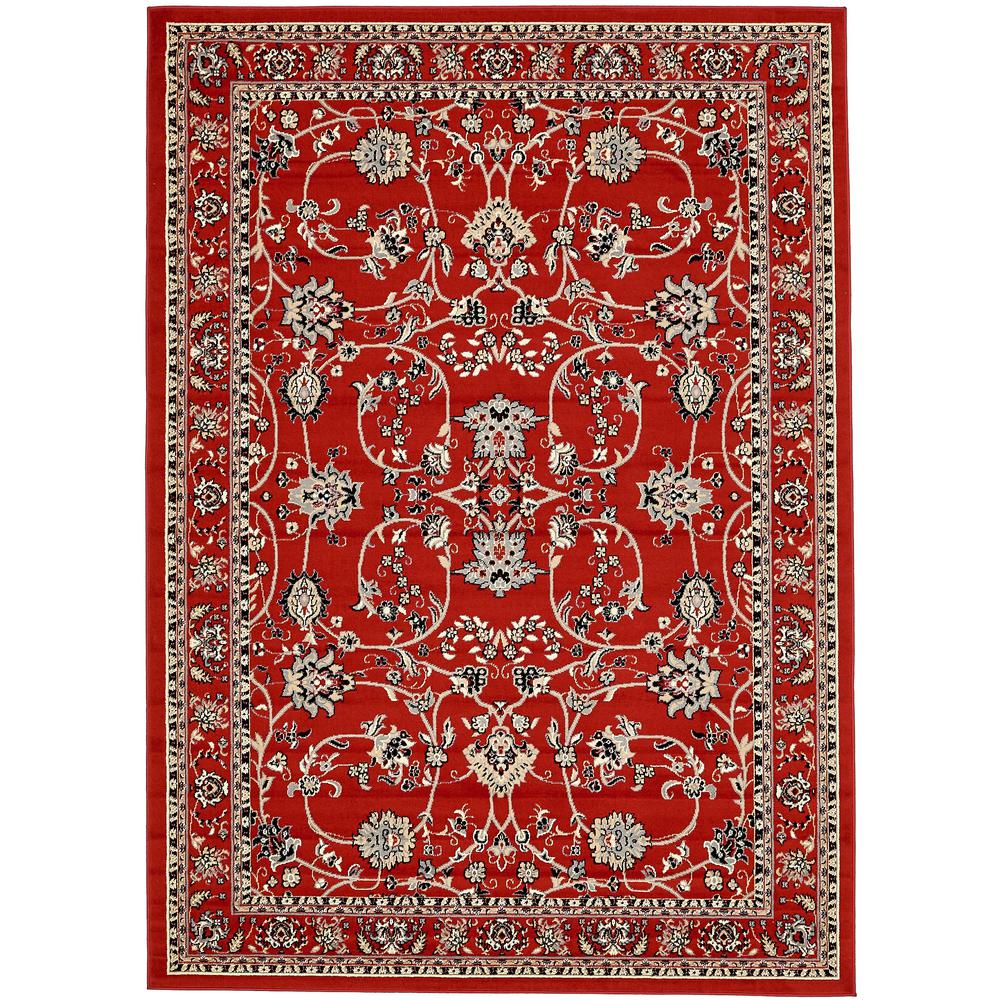 Washington Sialk Hill Rug, Red (7' 0 x 10' 0). Picture 1