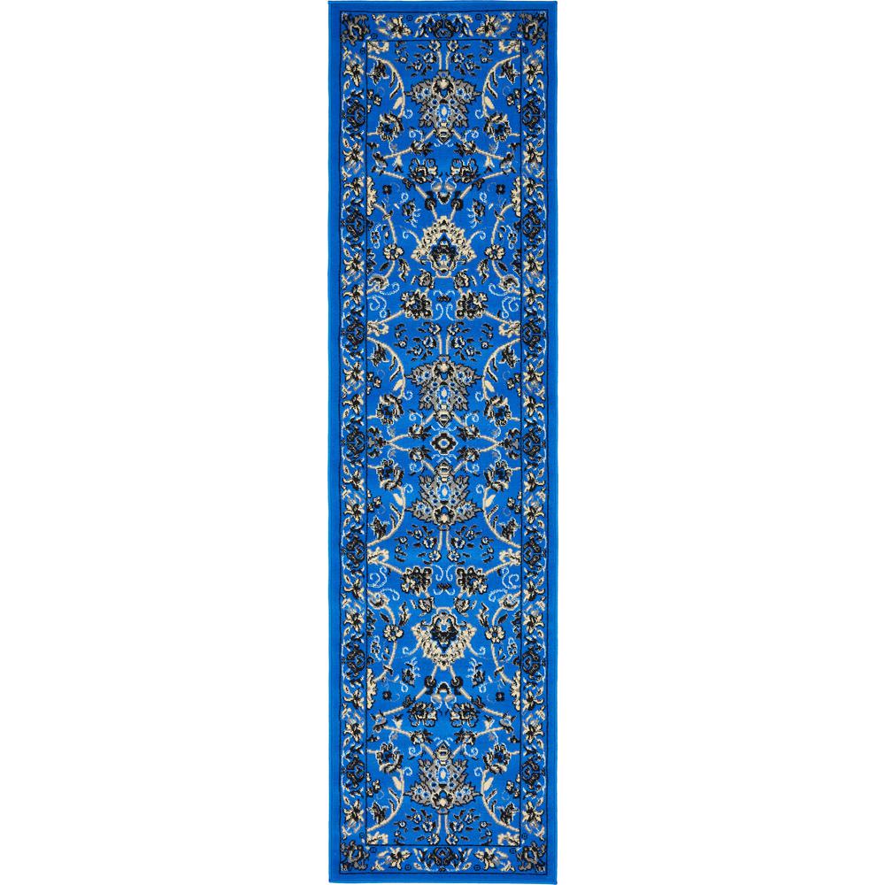 Washington Sialk Hill Rug, Blue (2' 2 x 8' 2). The main picture.
