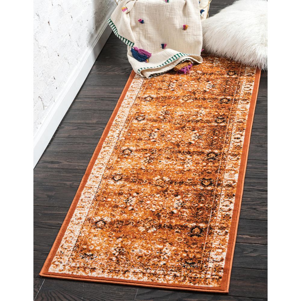 Imperial Bosphorus Rug, Terracotta/Ivory (3' 0 x 9' 10). Picture 2
