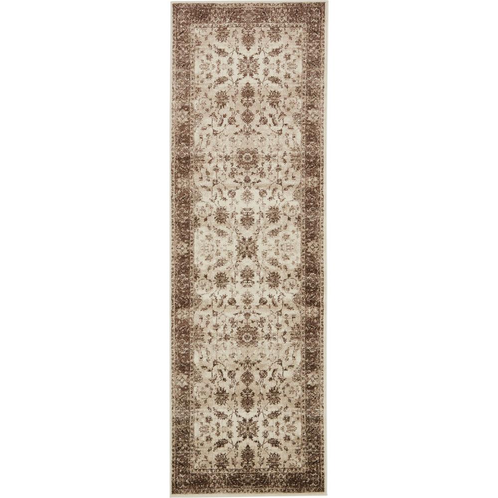 Lincoln Rushmore Rug, Chocolate Brown (3' 0 x 9' 10). Picture 1