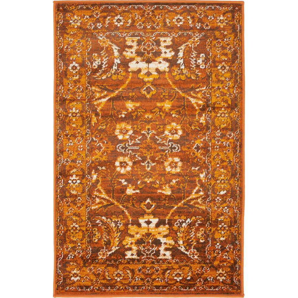 Imperial Ottoman Rug, Terracotta (2' 0 x 3' 0). Picture 1
