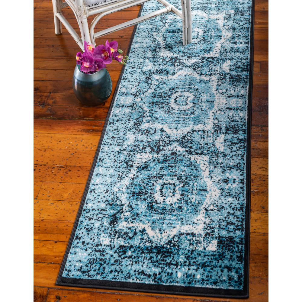 Imperial Lygos Rug, Turquoise (3' 0 x 9' 10). Picture 2