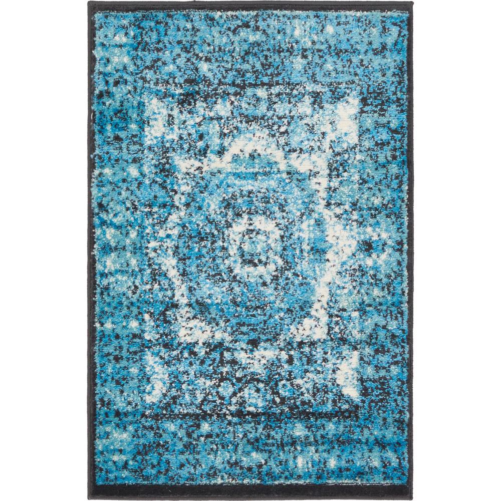 Imperial Lygos Rug, Turquoise (2' 0 x 3' 0). Picture 1