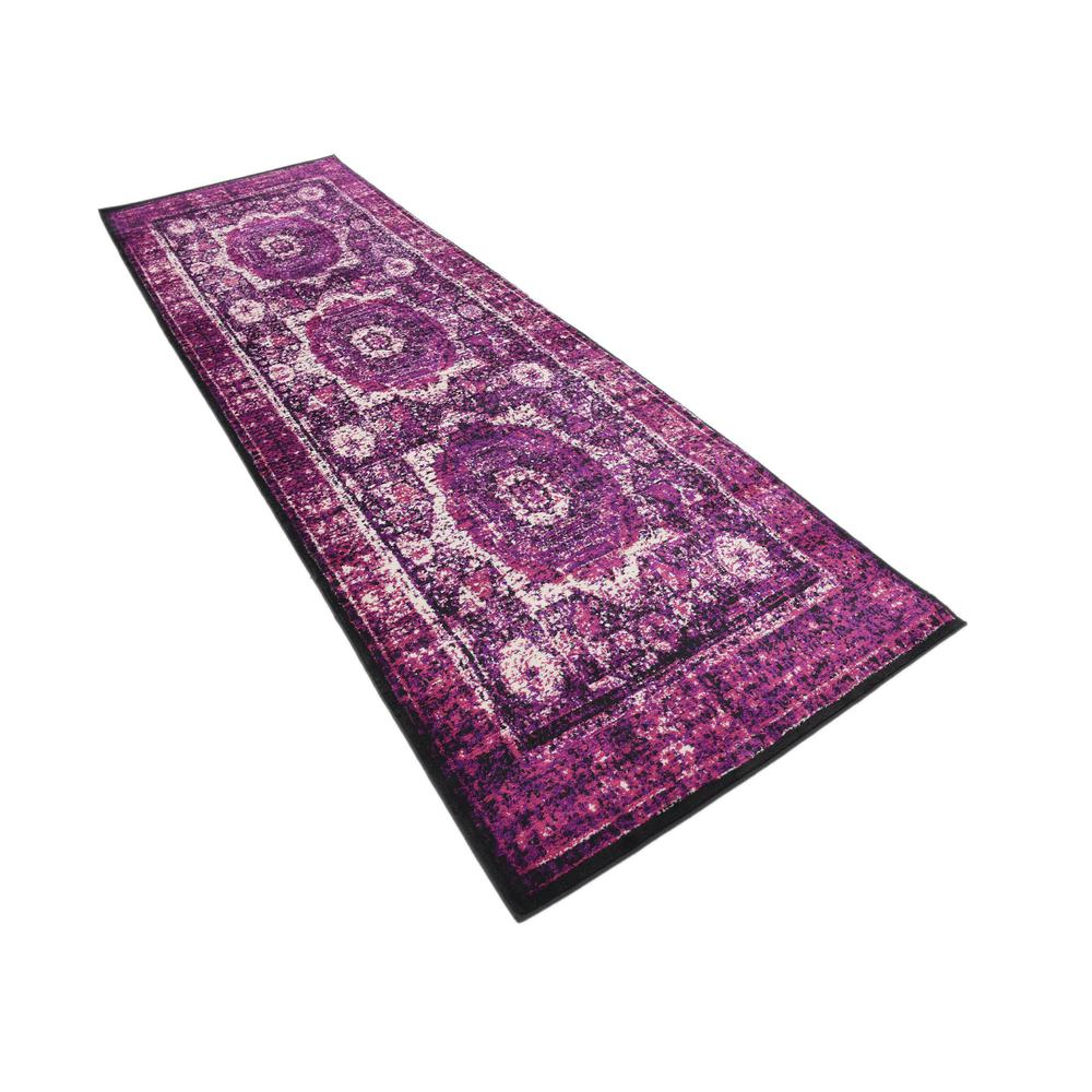 Imperial Lygos Rug, Fuchsia (3' 0 x 9' 10). Picture 3