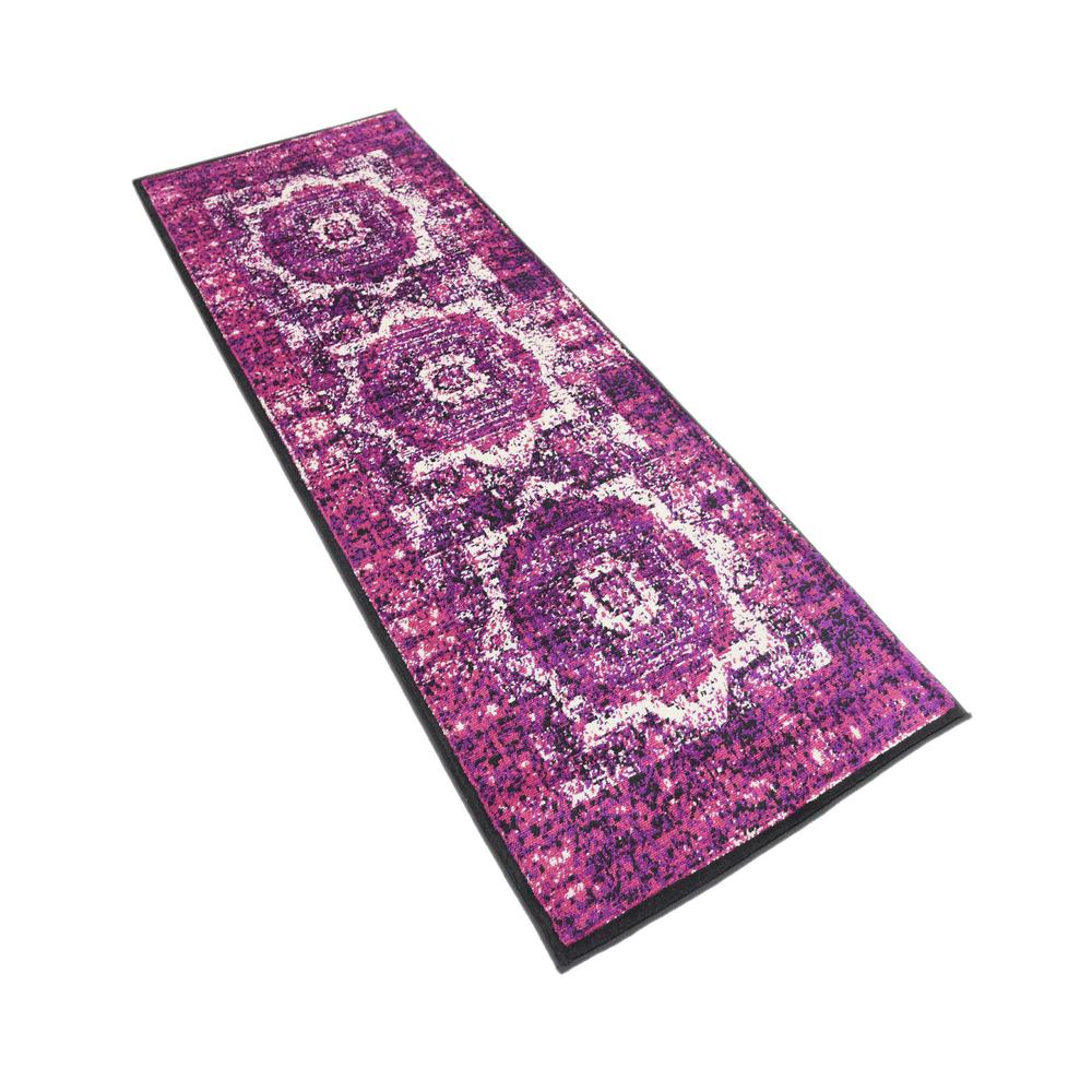 Imperial Lygos Rug, Fuchsia (2' 0 x 6' 0). Picture 3