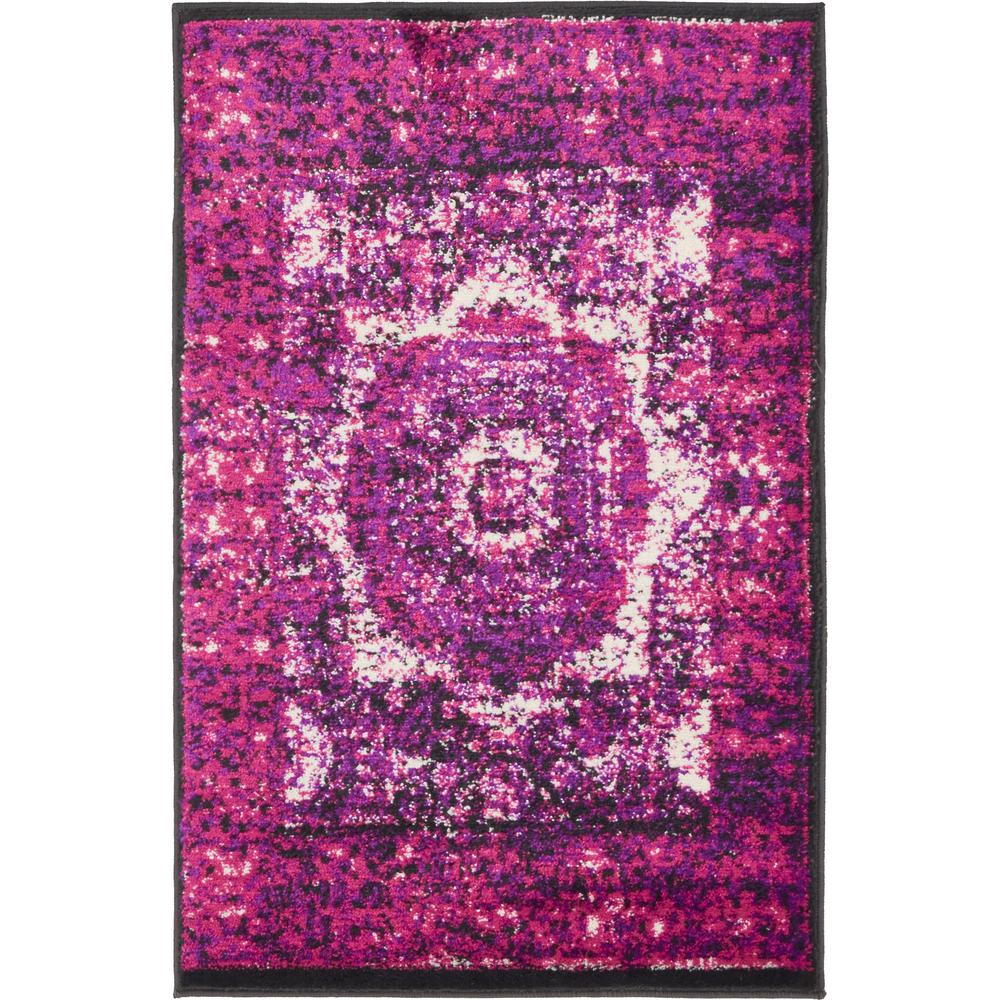 Imperial Lygos Rug, Fuchsia (2' 0 x 3' 0). Picture 1