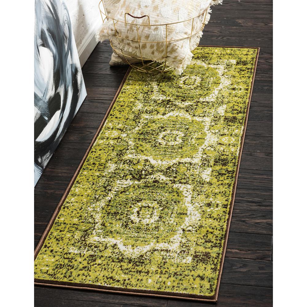 Imperial Lygos Rug, Green (3' 0 x 9' 10). Picture 2