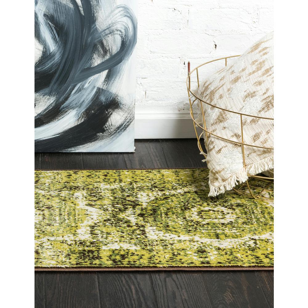 Imperial Lygos Rug, Green (3' 0 x 9' 10). Picture 3