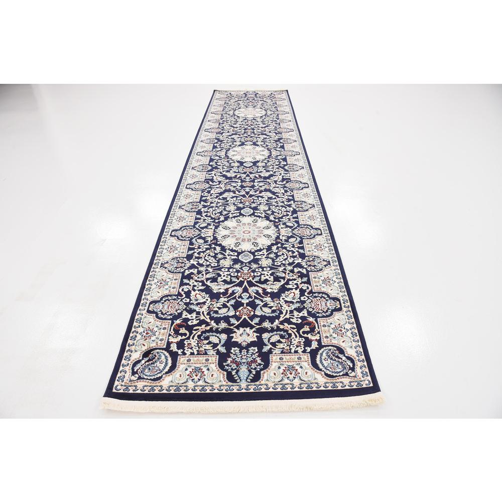Newcastle Narenj Rug, Navy Blue (3' 0 x 13' 0). Picture 4