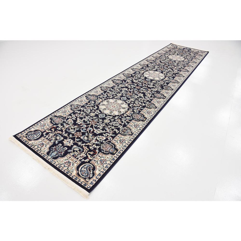 Newcastle Narenj Rug, Navy Blue (3' 0 x 13' 0). Picture 5