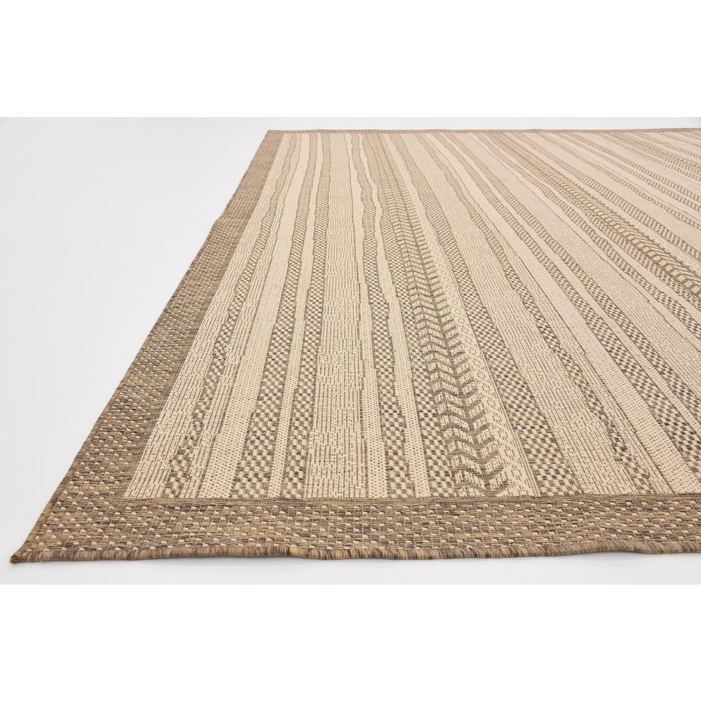 Outdoor Lines Rug, Brown (9' 0 x 12' 0). Picture 6