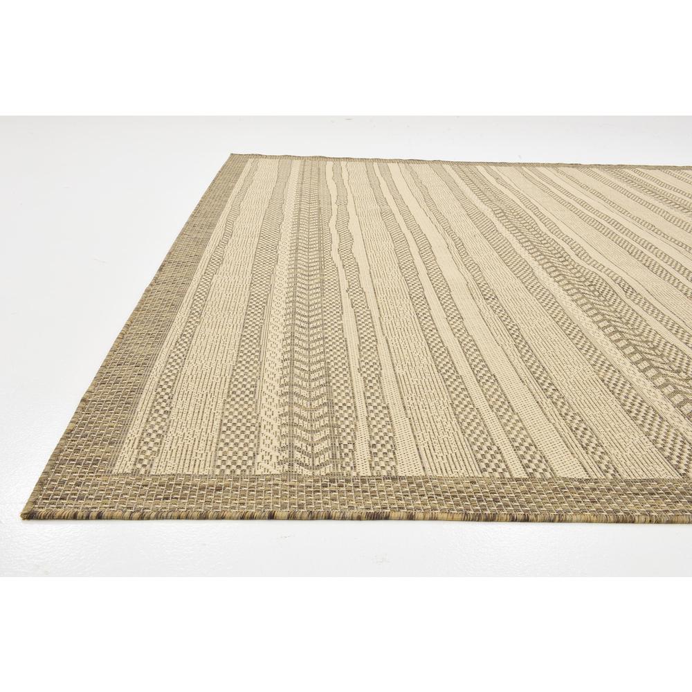 Outdoor Lines Rug, Brown (8' 0 x 11' 4). Picture 4