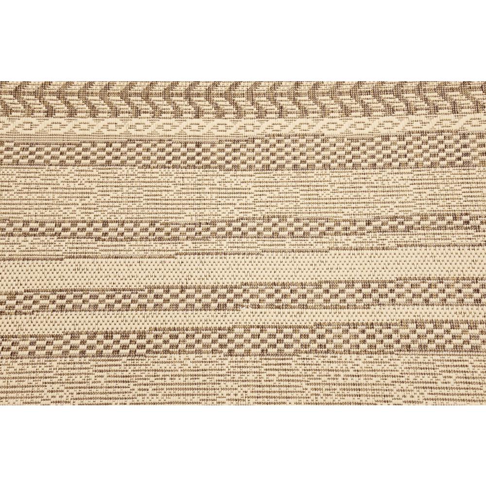 Outdoor Lines Rug, Brown (6' 0 x 9' 0). Picture 5