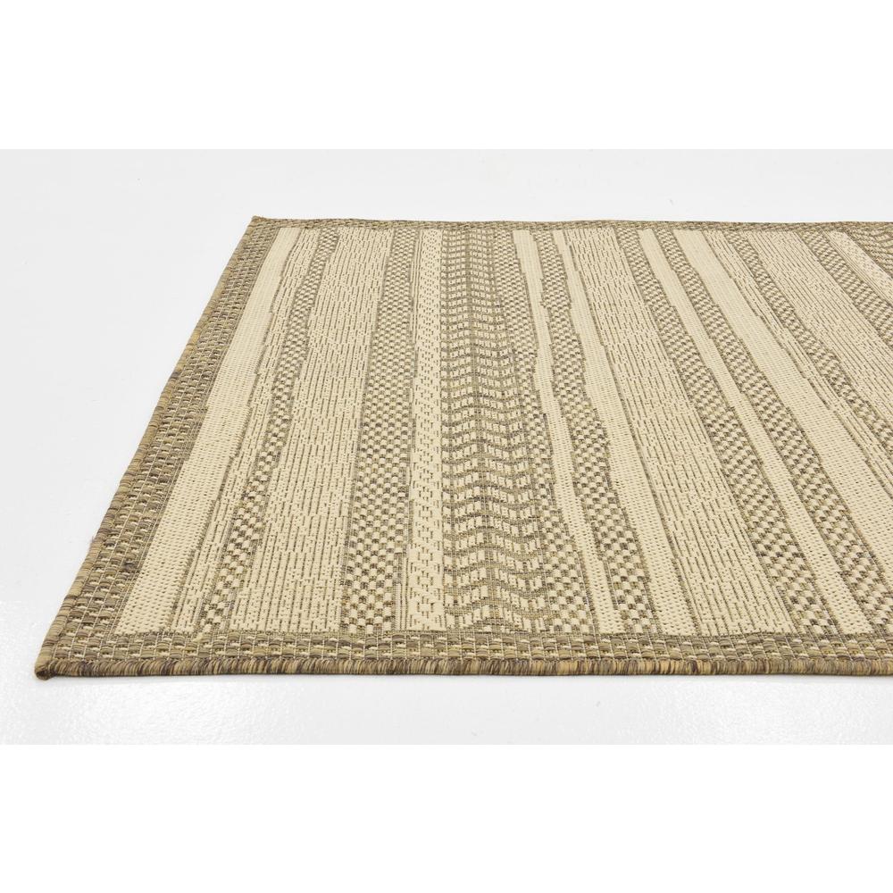 Outdoor Lines Rug, Brown (4' 0 x 6' 0). Picture 4