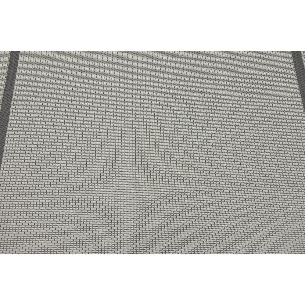 Outdoor Border Rug, Gray (6' 0 x 9' 0). Picture 5