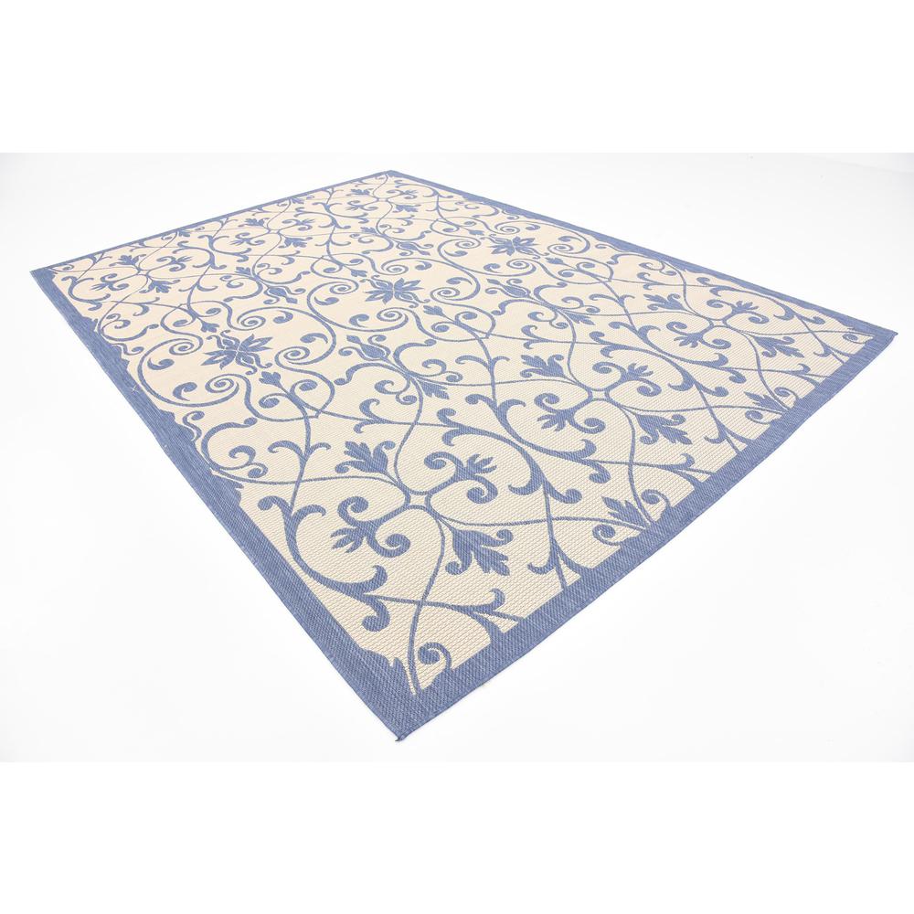 Outdoor Gate Rug, Blue (8' 0 x 11' 4). Picture 3