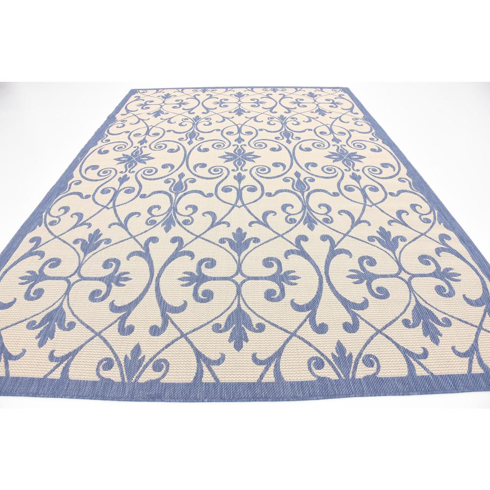 Outdoor Gate Rug, Blue (8' 0 x 11' 4). Picture 4