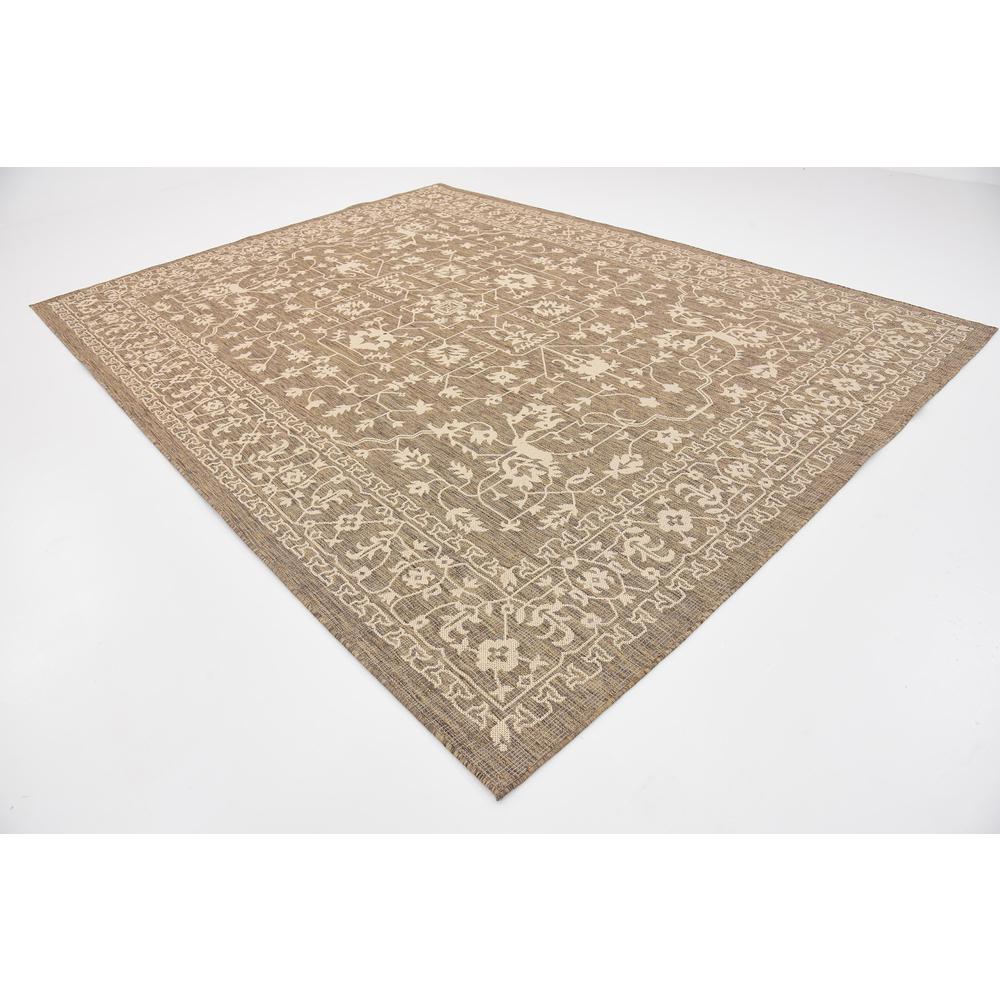 Outdoor Allover Rug, Brown (9' 0 x 12' 0). Picture 3