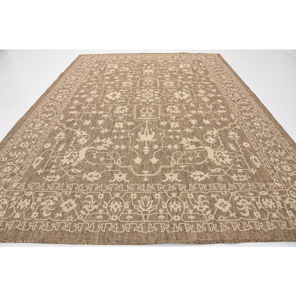 Outdoor Allover Rug, Brown (9' 0 x 12' 0). Picture 4