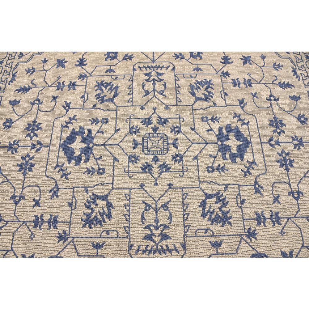 Outdoor Allover Rug, Beige/Blue (9' 0 x 12' 0). Picture 5