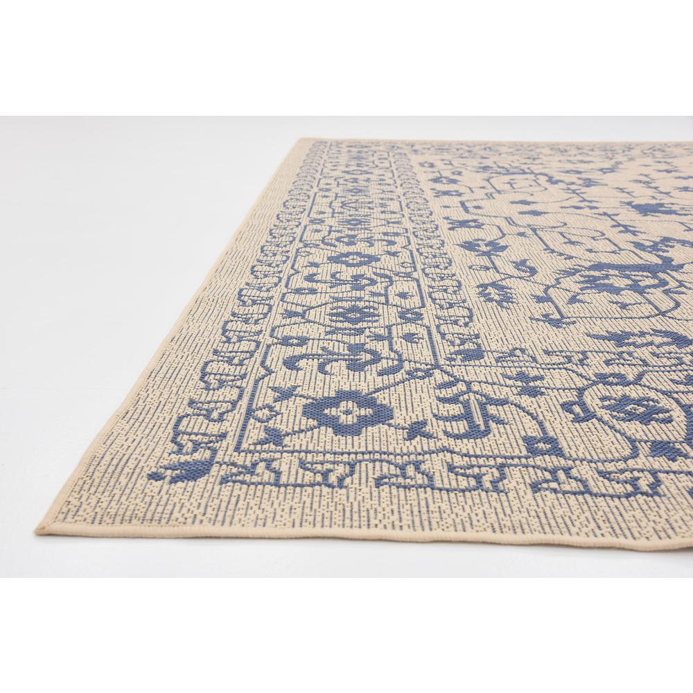 Outdoor Allover Rug, Beige/Blue (9' 0 x 12' 0). Picture 6