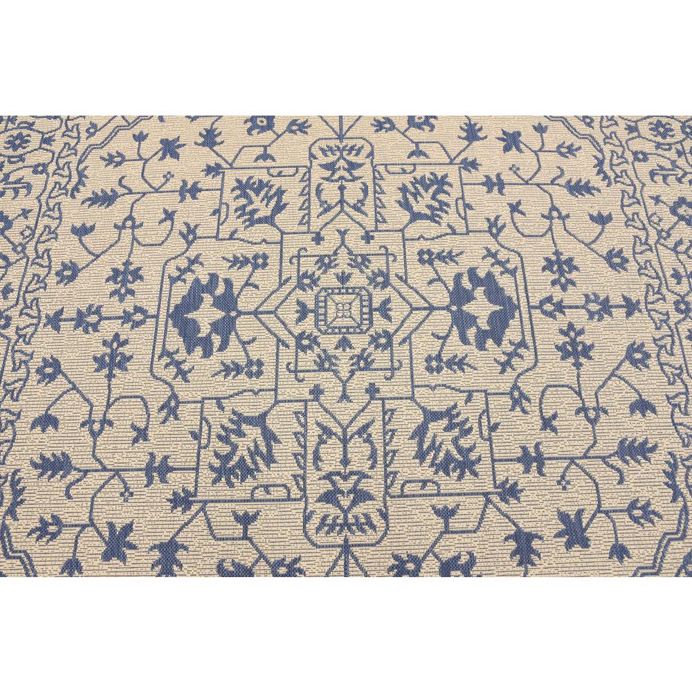 Outdoor Allover Rug, Beige/Blue (7' 0 x 10' 0). Picture 5