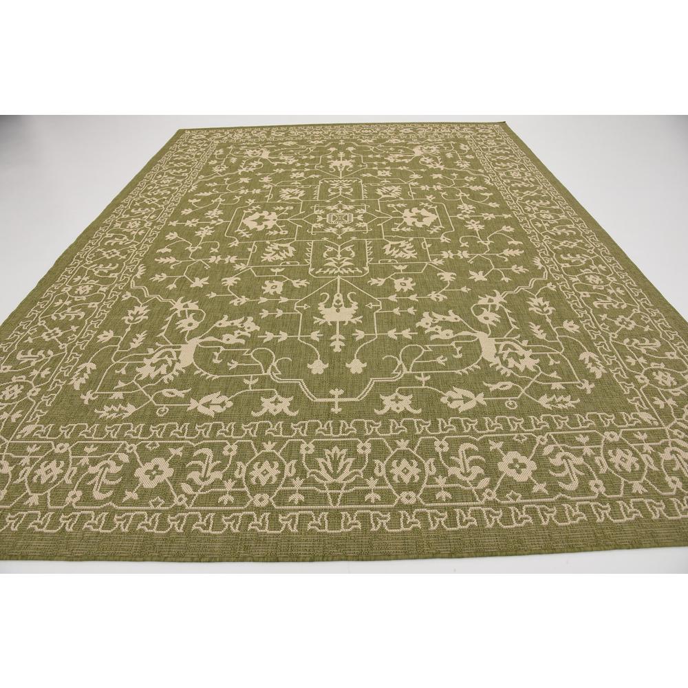 Outdoor Allover Rug, Light Green (9' 0 x 12' 0). Picture 4