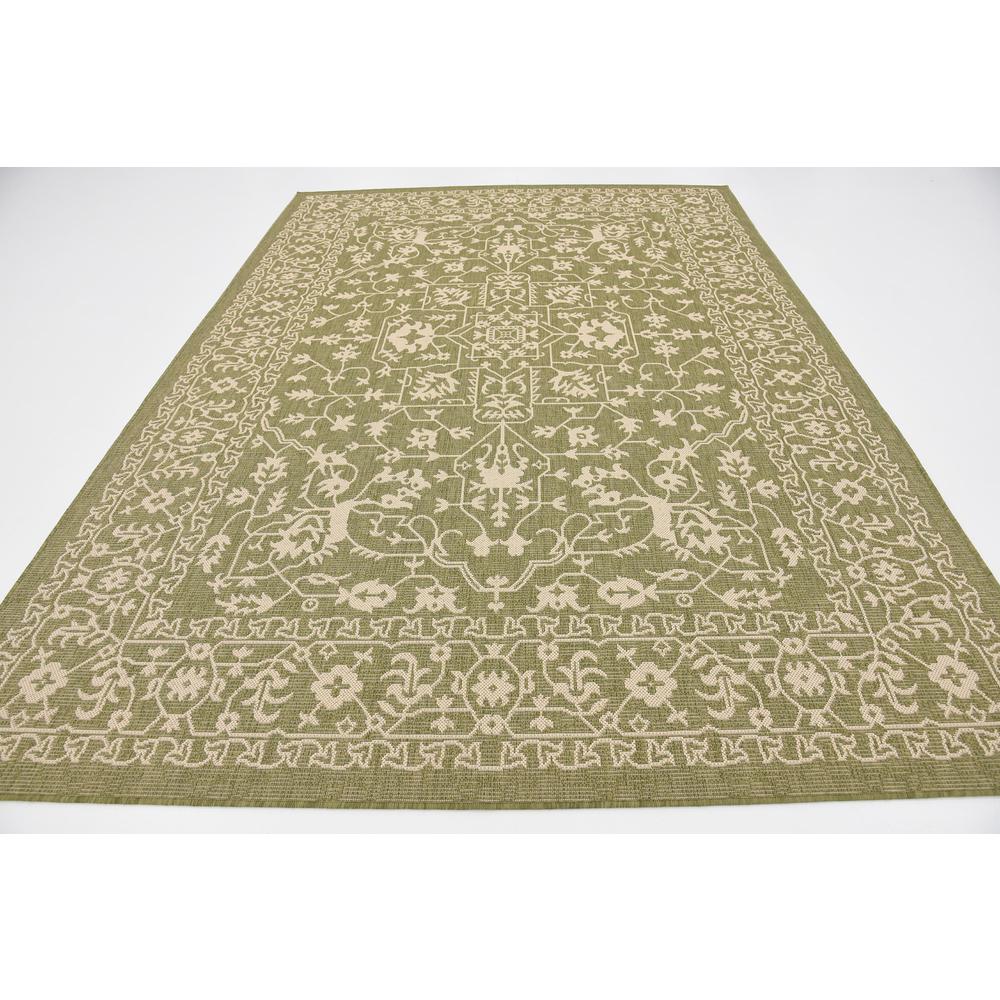 Outdoor Allover Rug, Light Green (7' 0 x 10' 0). Picture 4