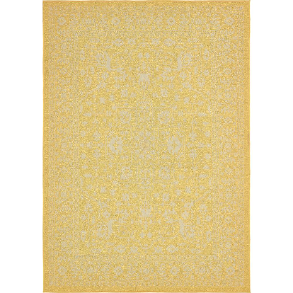 Outdoor Allover Rug, Yellow (9' 0 x 12' 0). Picture 1