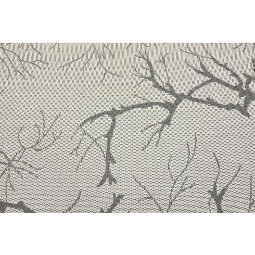 Outdoor Branch Rug, Light Gray (7' 0 x 10' 0). Picture 5