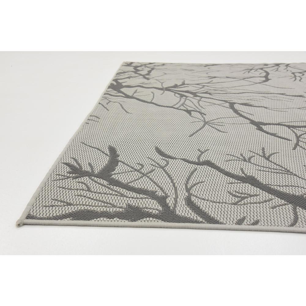 Outdoor Branch Rug, Light Gray (7' 0 x 10' 0). Picture 6
