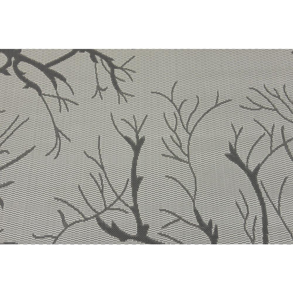 Outdoor Branch Rug, Light Gray (6' 0 x 9' 0). Picture 5