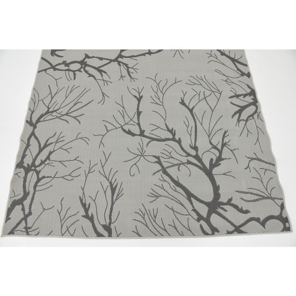 Outdoor Branch Rug, Light Gray (6' 0 x 9' 0). Picture 6