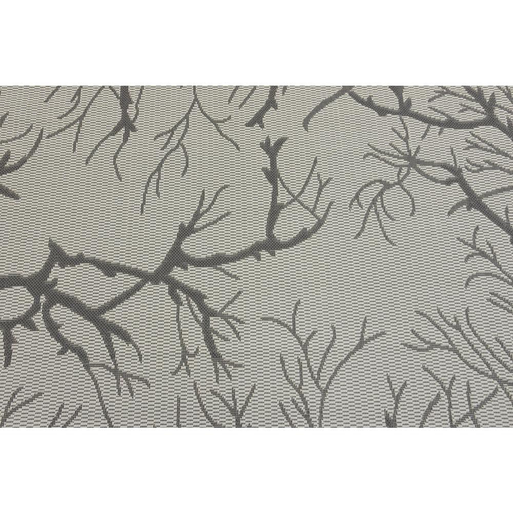Outdoor Branch Rug, Light Gray (5' 0 x 8' 0). Picture 5
