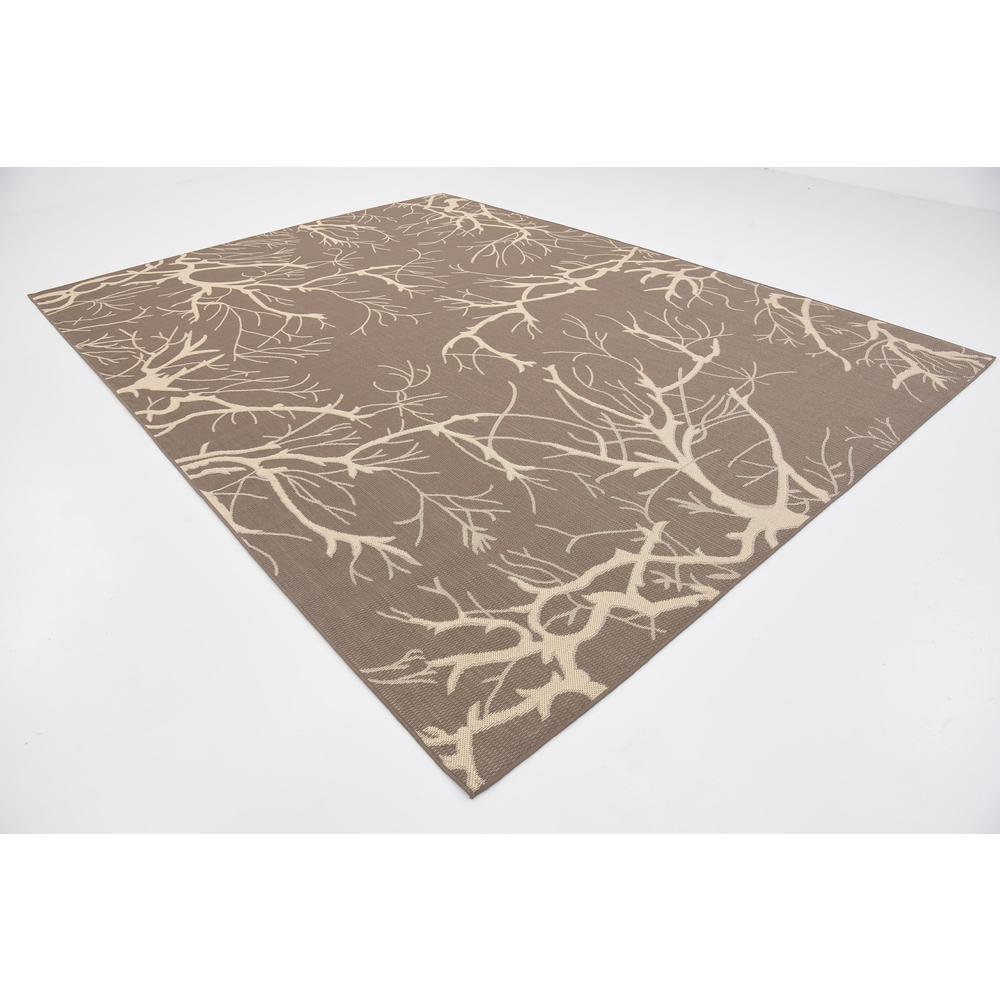 Outdoor Branch Rug, Brown (9' 0 x 12' 0). Picture 3