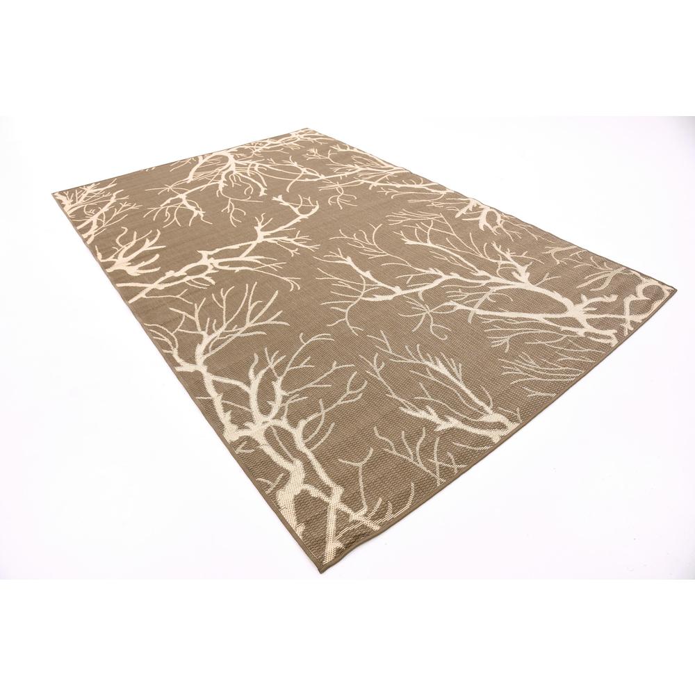 Outdoor Branch Rug, Brown (6' 0 x 9' 0). Picture 3