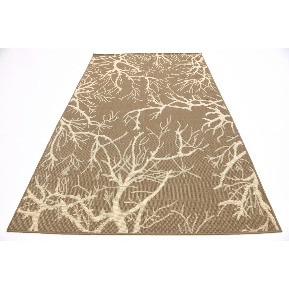 Outdoor Branch Rug, Brown (5' 0 x 8' 0). Picture 4