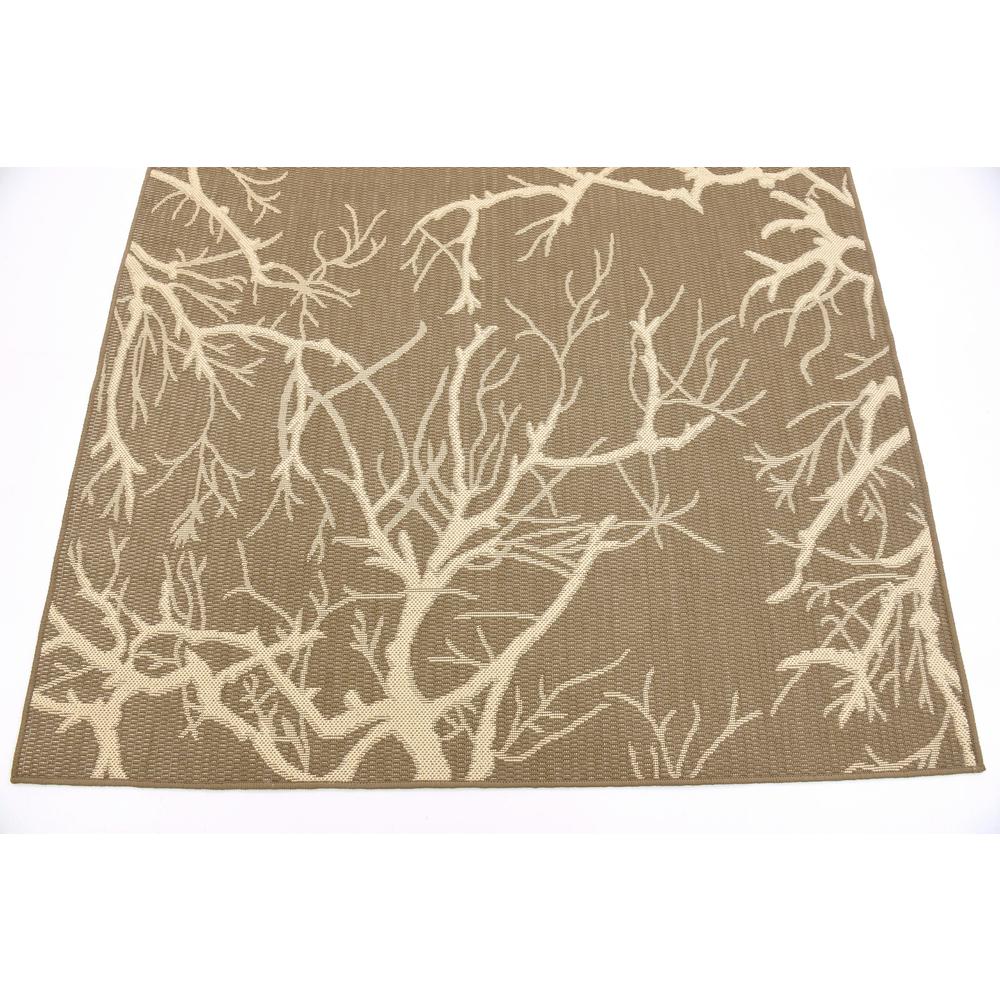 Outdoor Branch Rug, Brown (5' 0 x 8' 0). Picture 5