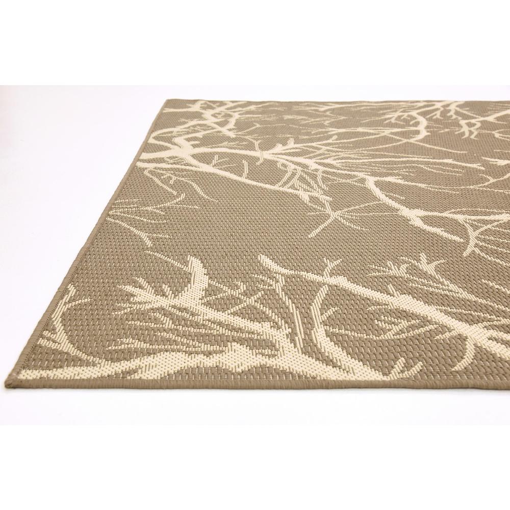 Outdoor Branch Rug, Brown (5' 0 x 8' 0). Picture 6
