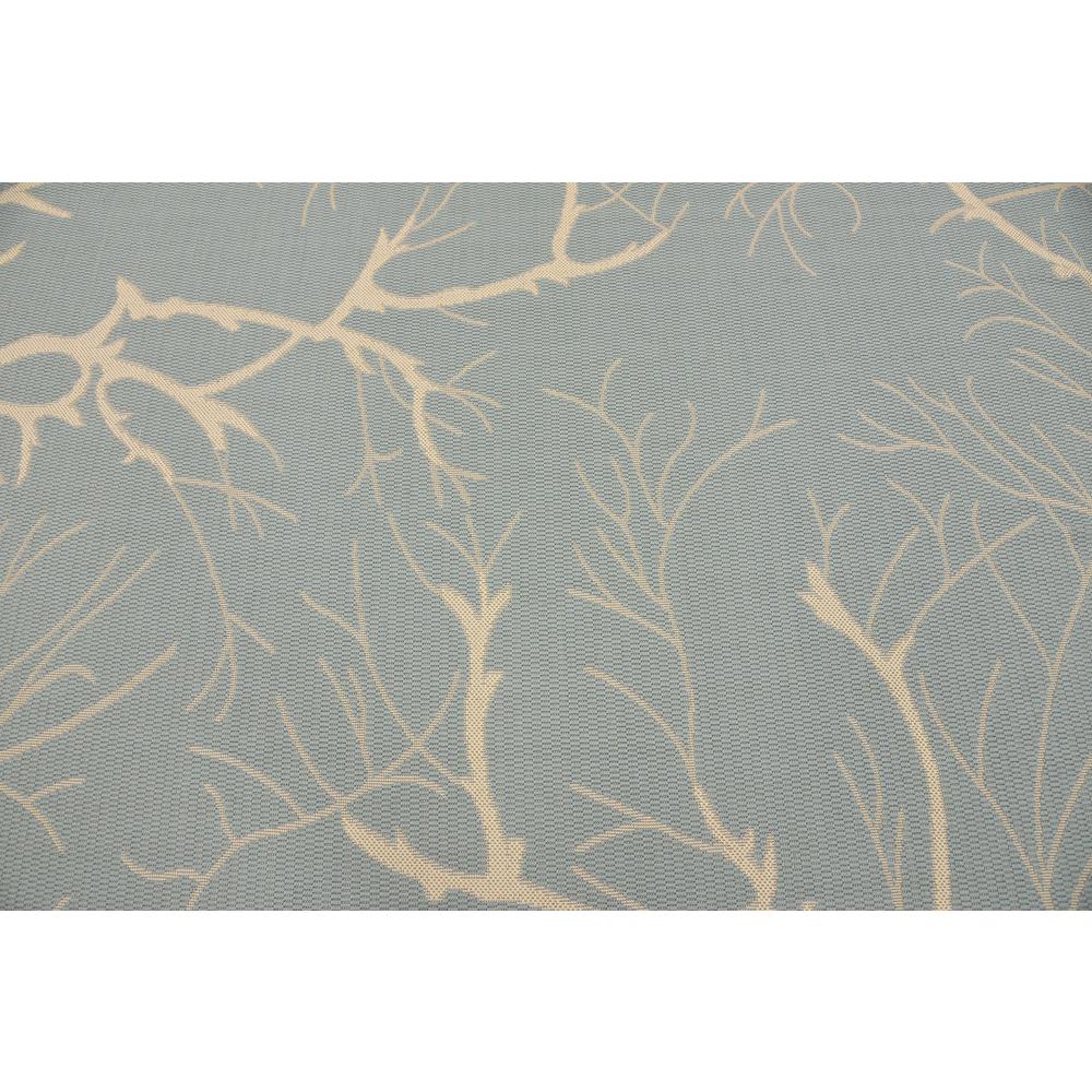 Outdoor Branch Rug, Light Blue (8' 0 x 11' 4). Picture 5