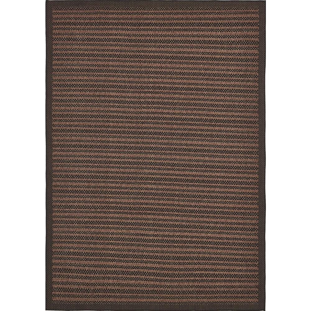 Outdoor Checkered Rug, Black (8' 0 x 11' 4). Picture 1