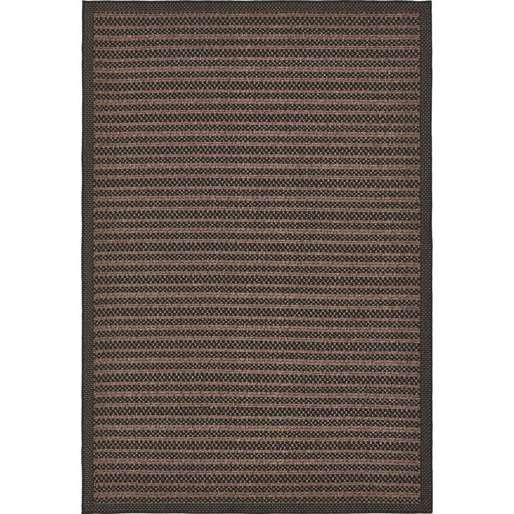 Unique Loom Outdoor Checkered Rug. Picture 1