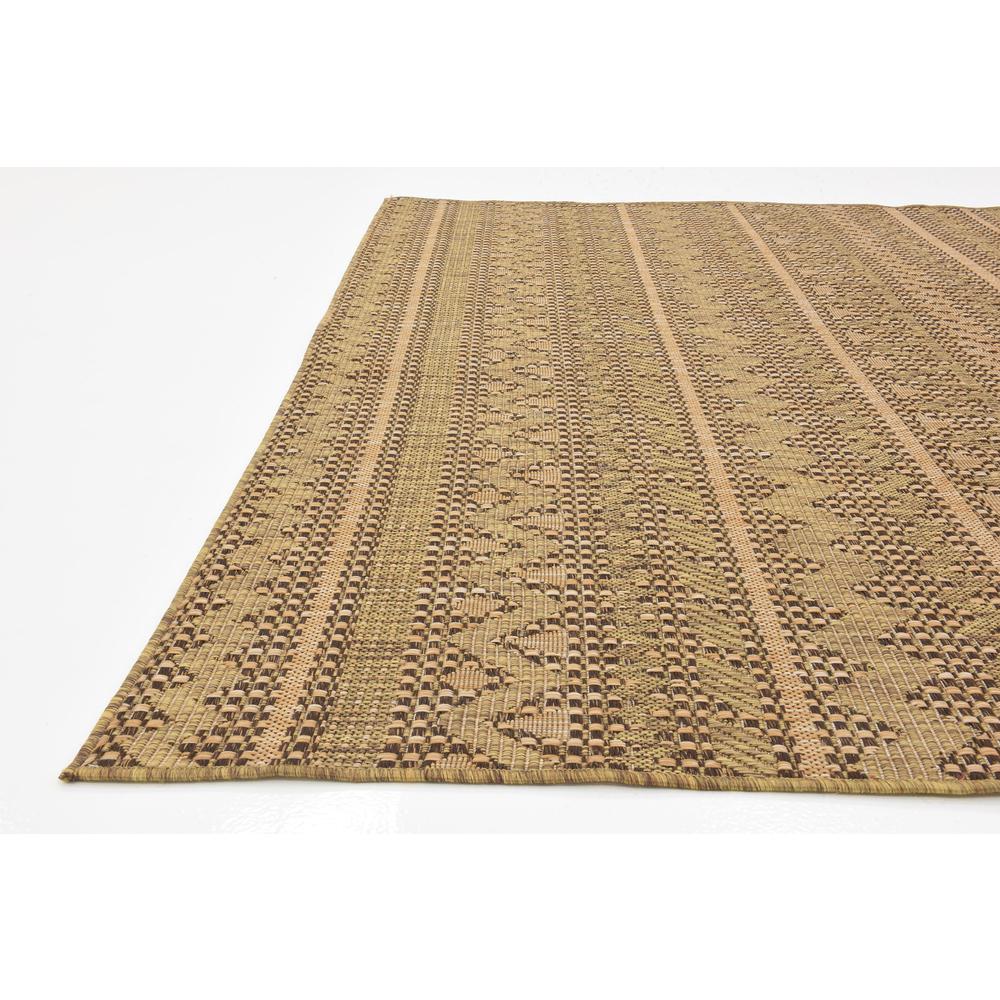 Outdoor Southwestern Rug, Light Brown (7' 0 x 10' 0). Picture 4