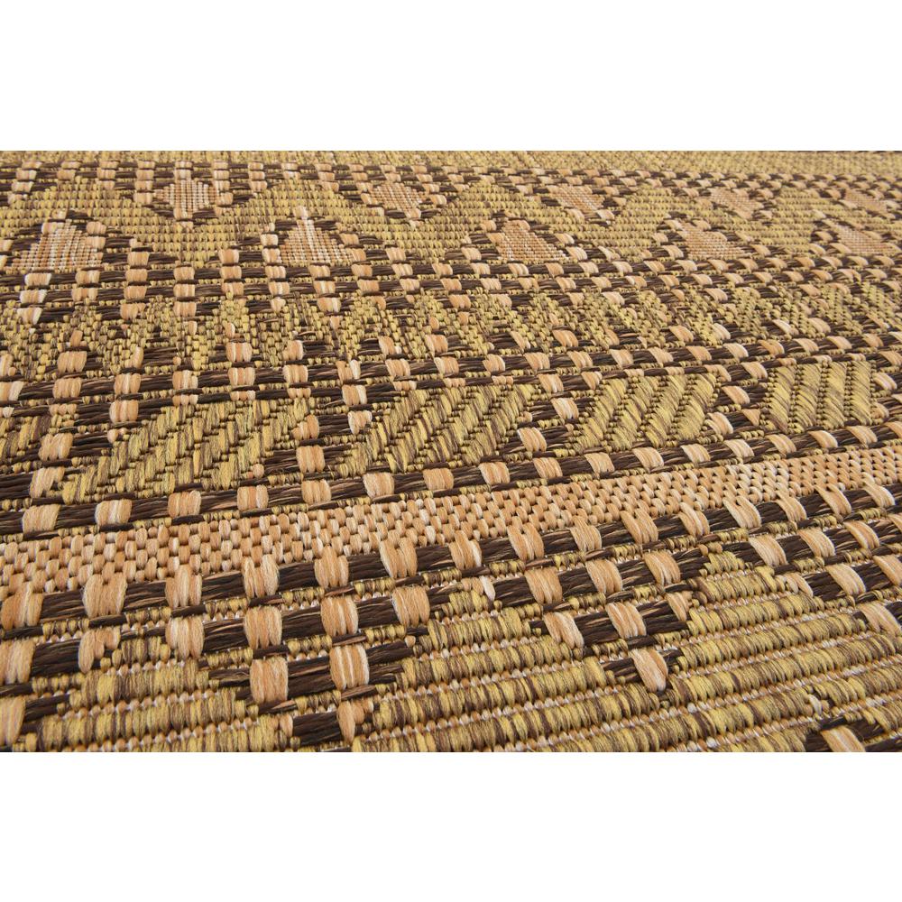 Outdoor Southwestern Rug, Light Brown (7' 0 x 10' 0). Picture 5