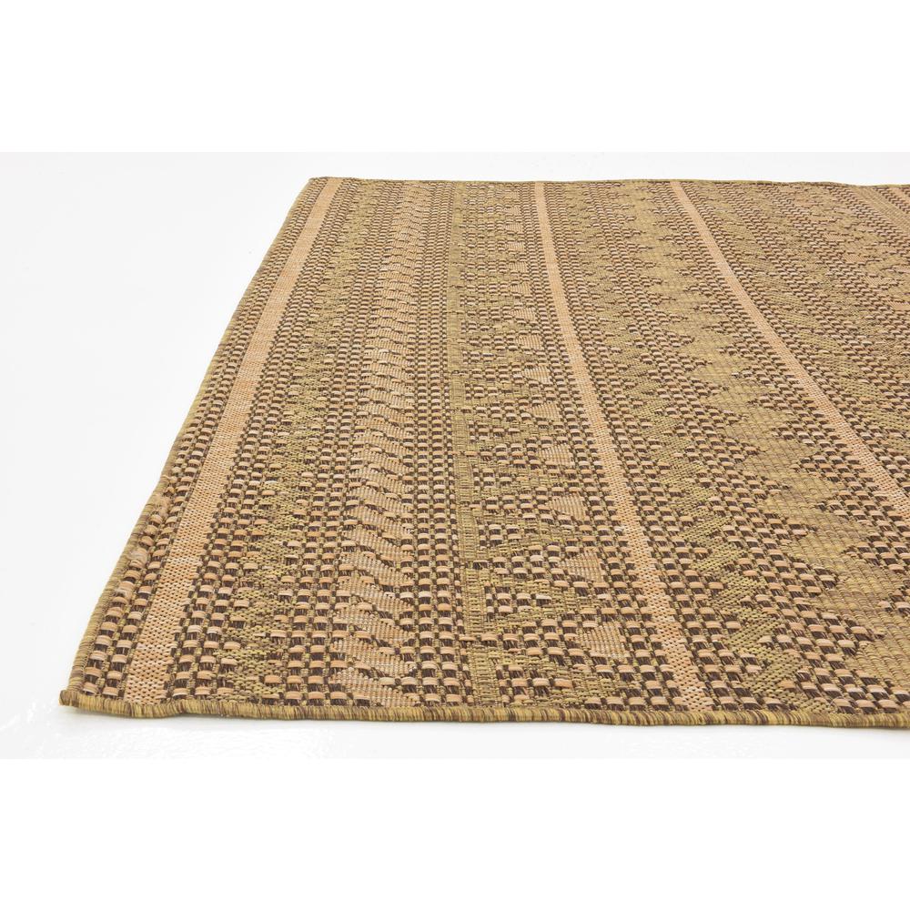 Outdoor Southwestern Rug, Light Brown (6' 0 x 9' 0). Picture 4